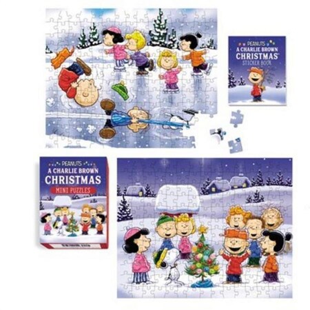 Hachette - Faithwords Books Peanuts A Charlie Brown Christmas Mini Puzzles 204233